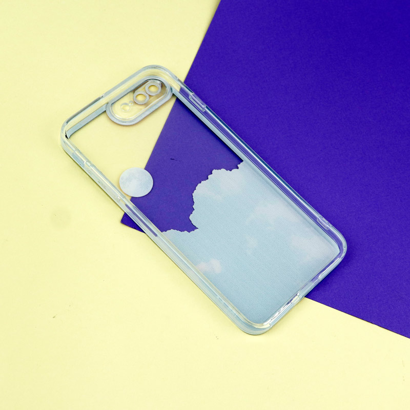 قاب ژله ای شفاف طرح کوهستان محافظ لنزدار iPhone 7 Plus / 8 Plus