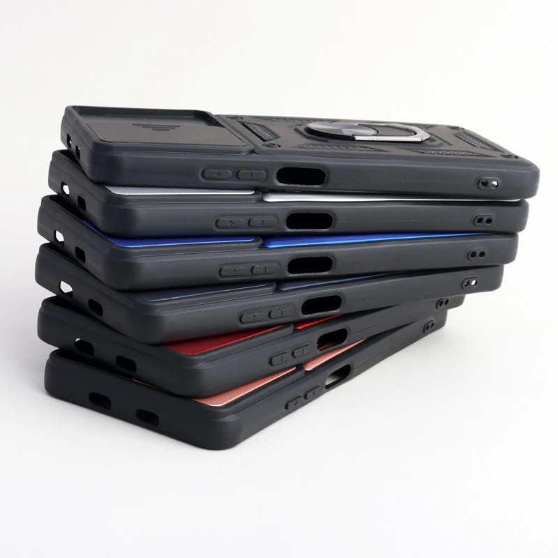 قاب ضد ضربه محافظ لنزدار کشویی هولدر دار بتمن Xiaomi Poco F3
