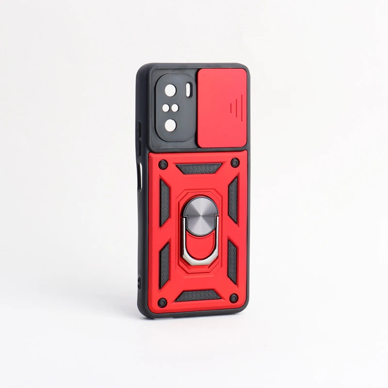 قاب ضد ضربه محافظ لنزدار کشویی هولدر دار بتمن Xiaomi Poco F3