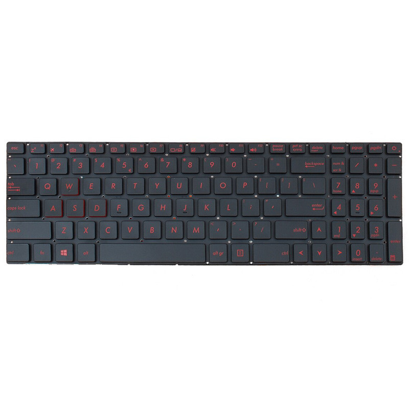 کیبورد لپ تاپ ایسوس Asus G551 بدون فریم مشکی