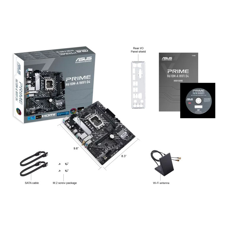 مادربرد ایسوس Prime H610M-A WIFI D4 DDR4