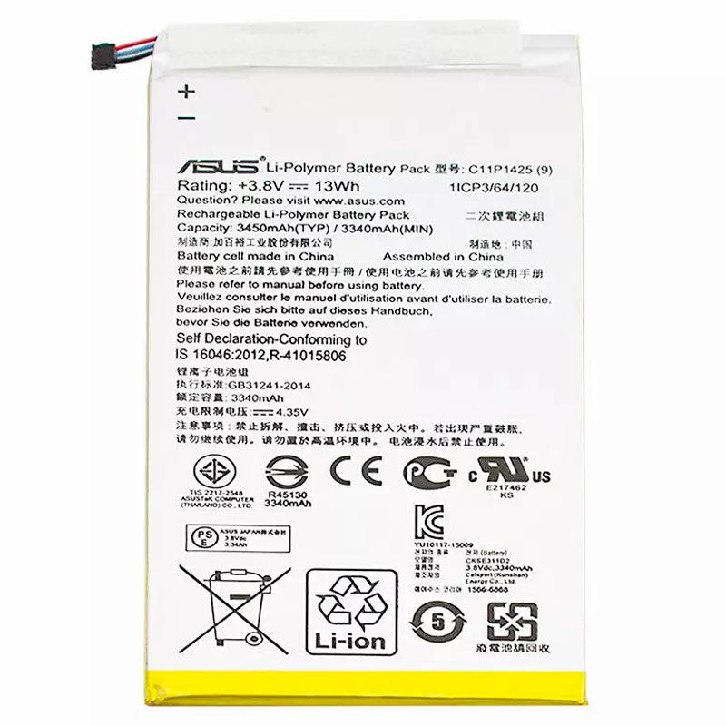 باتری تبلت اورجینال Asus Zenpad 7 C11P1425