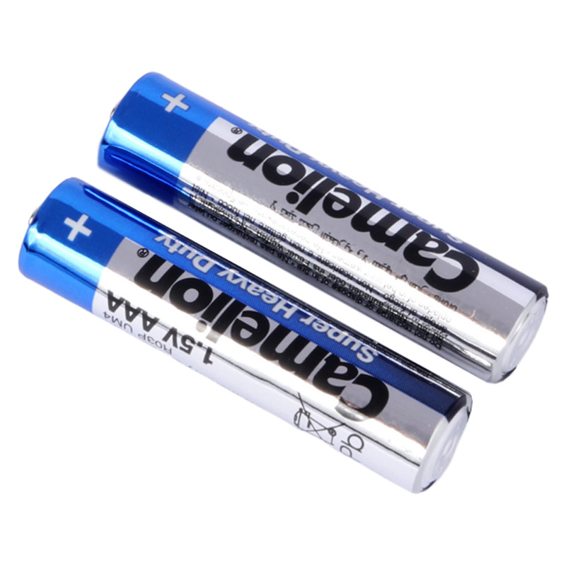 باتری دوتایی نیم قلمی Camelion Super Heavy Duty R03P-SP2B 1.5V AAA شرینک