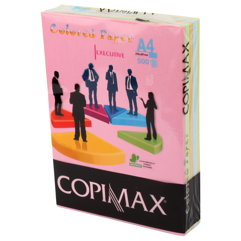 کاغذ A4 رنگی COPIMAX 75g بسته 500 عددی