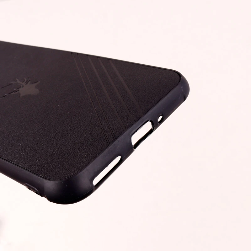 قاب ساده سیلیکونی چرمی محافظ لنزدار Huawei Honor 8C