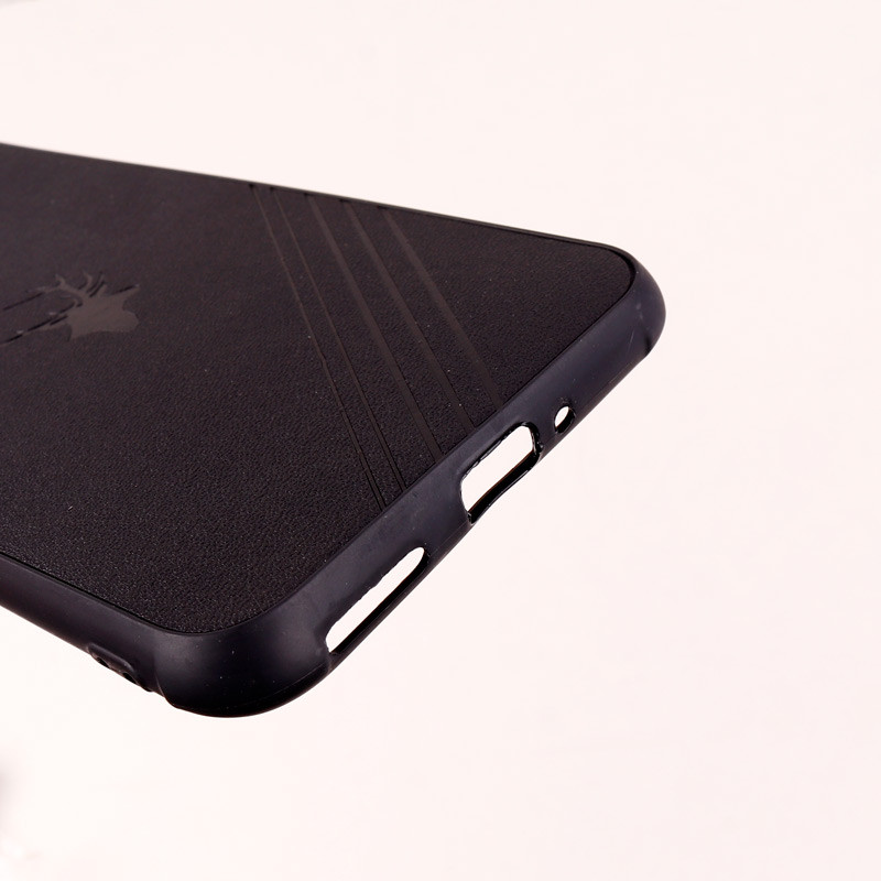 قاب ساده سیلیکونی چرمی محافظ لنزدار Huawei Honor 8C