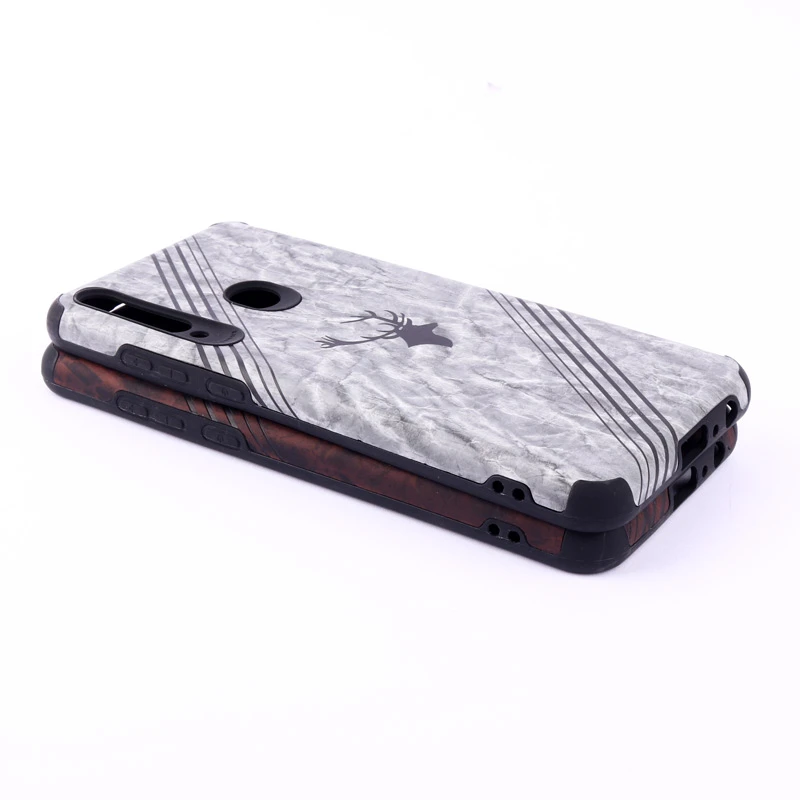 قاب ساده سیلیکونی چرمی محافظ لنزدار Huawei Y6p