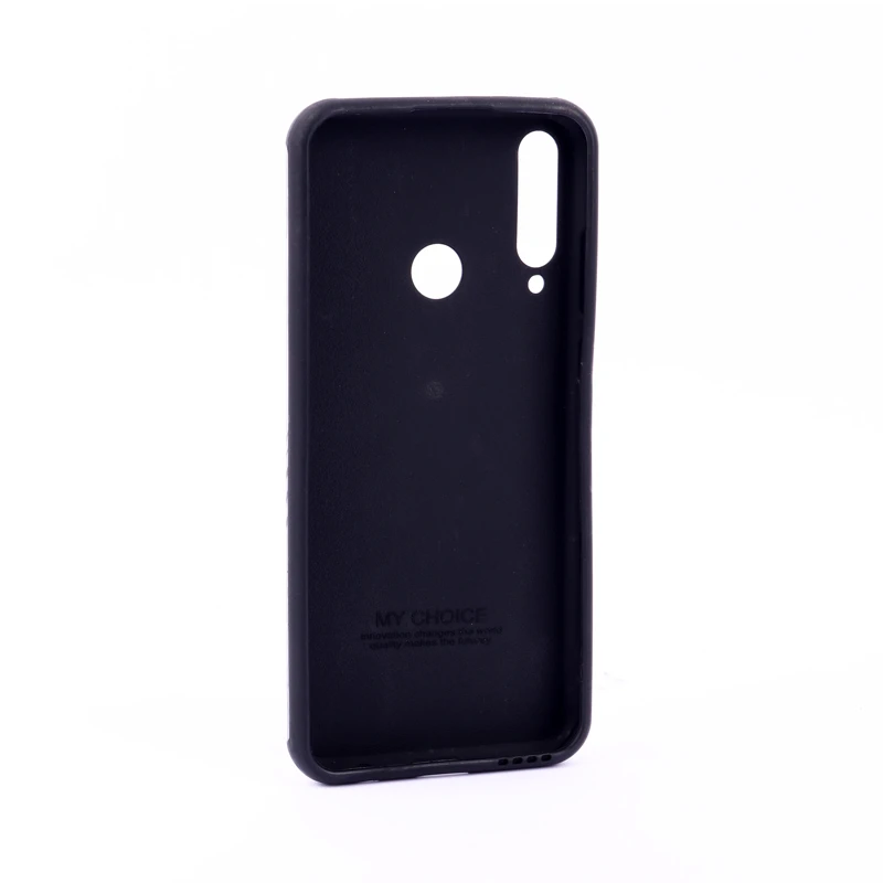 قاب ساده سیلیکونی چرمی محافظ لنزدار Huawei Y6p