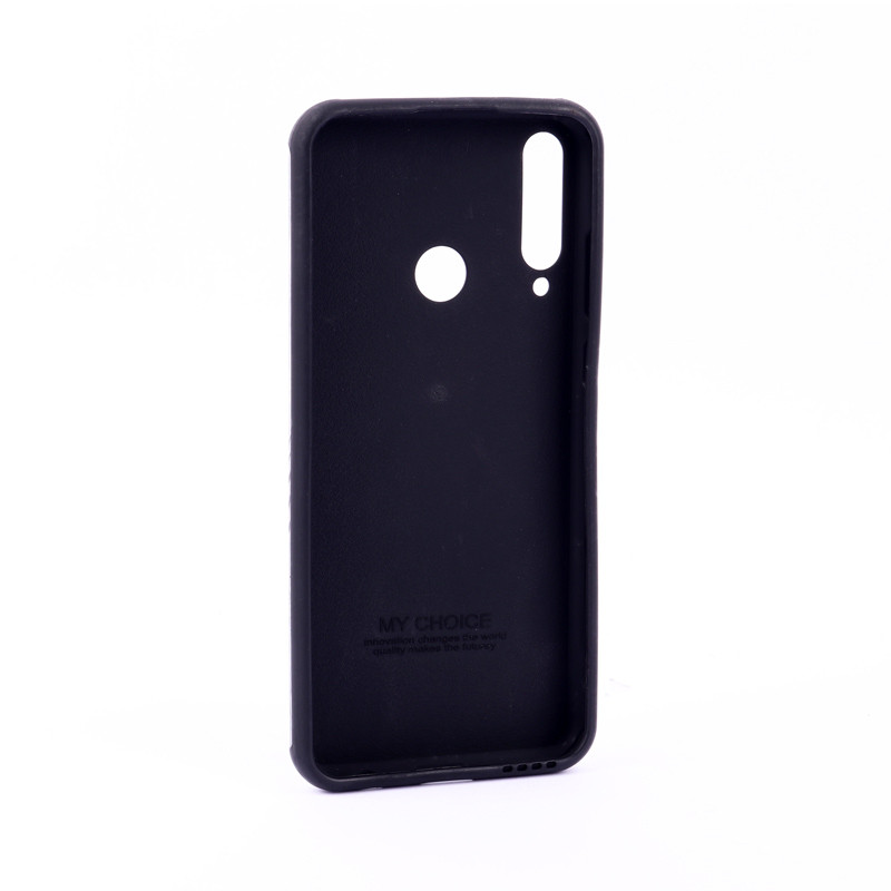 قاب ساده سیلیکونی چرمی محافظ لنزدار Huawei Y6p