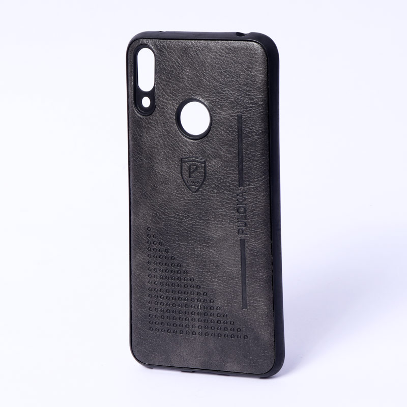 قاب چرمی PULOKA هواوی Huawei Y7 2019 مشکی سری 3