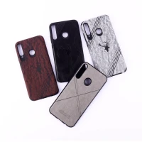 قاب ساده سیلیکونی چرمی محافظ لنزدار Huawei Y7p