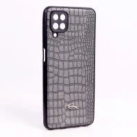 قاب پوست ماری کروکودیل سامسونگ Galaxy A12 محافظ لنزدار