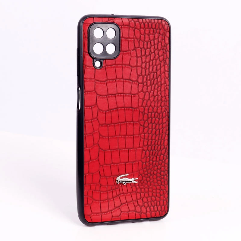 قاب پوست ماری کروکودیل سامسونگ Galaxy A12 محافظ لنزدار