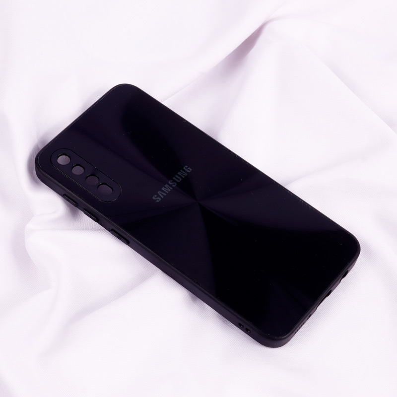 قاب طرح PVD محافظ لنزدار Samsung Galaxy A30s مشکی