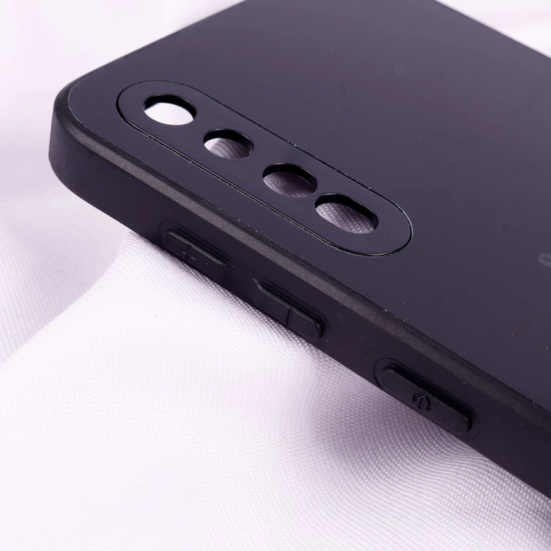 قاب طرح PVD محافظ لنزدار Samsung Galaxy A30s مشکی