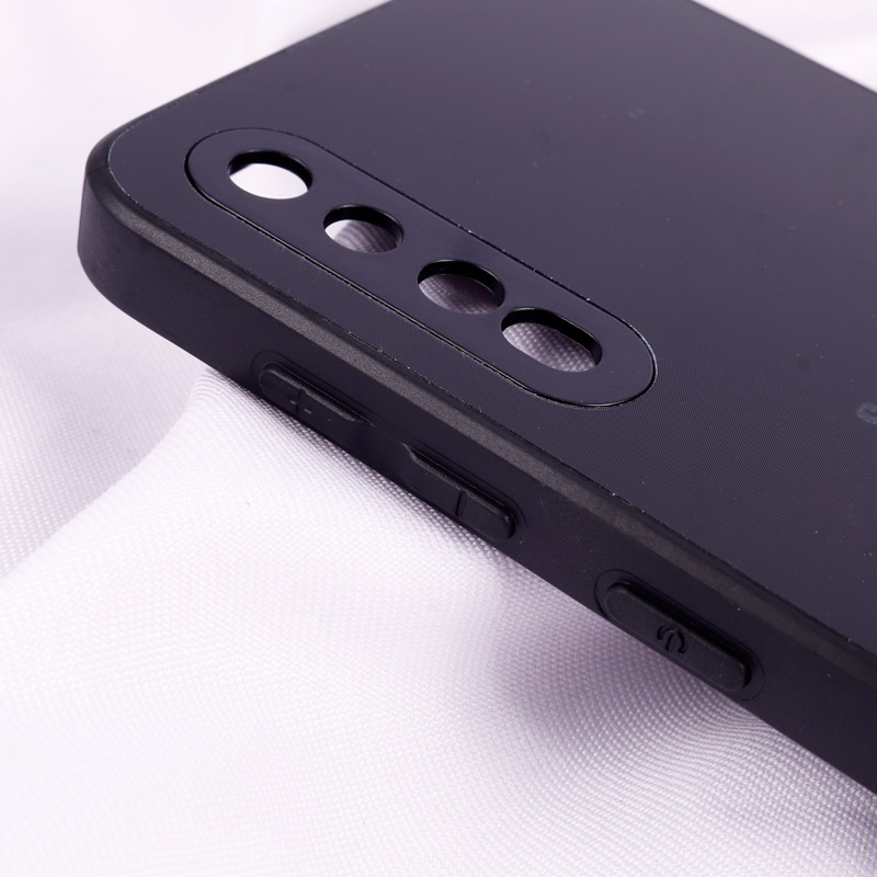 قاب طرح PVD محافظ لنزدار Samsung Galaxy A30s مشکی
