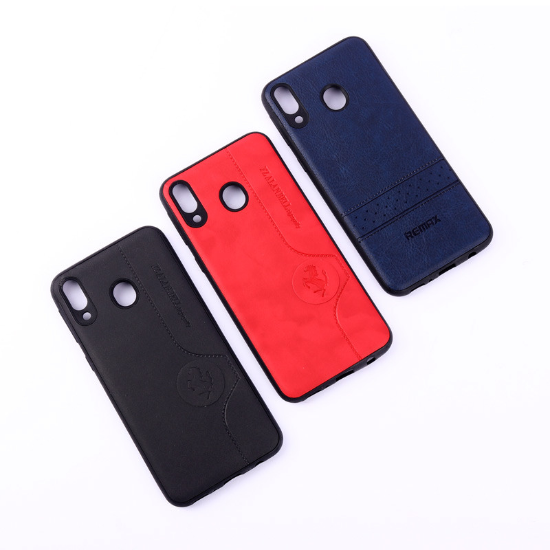 قاب ساده سیلیکونی چرمی Samsung Galaxy M20
