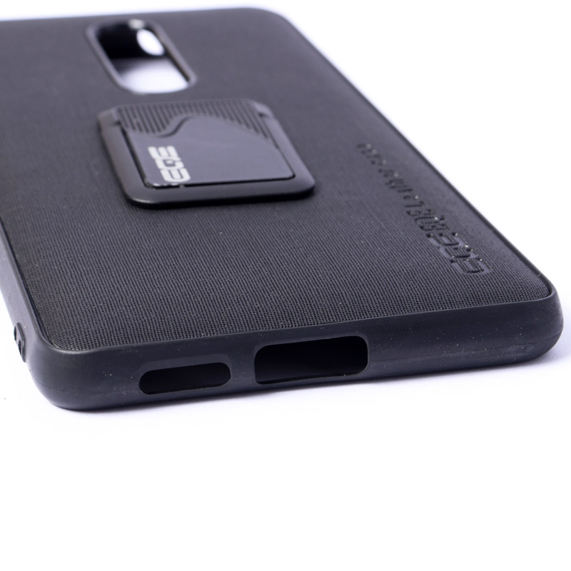 قاب چرمی هولدر دار Xiaomi Mi 9T / Redmi K20 مشکی