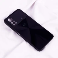 قاب طرح PVD محافظ لنزدار Xiaomi Poco X4 Pro 5G مشکی
