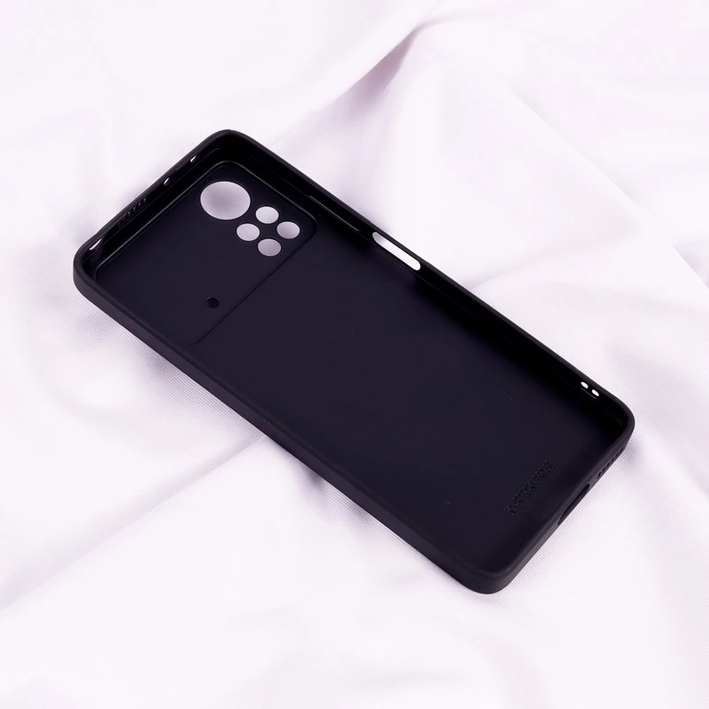 قاب طرح PVD محافظ لنزدار Xiaomi Poco X4 Pro 5G مشکی