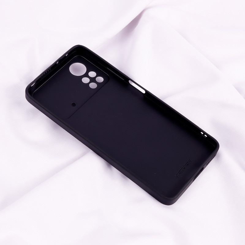قاب طرح PVD محافظ لنزدار Xiaomi Poco X4 Pro 5G مشکی
