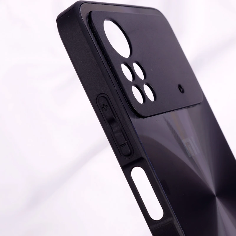 قاب طرح PVD محافظ لنزدار Xiaomi Poco X4 Pro 5G مشکی