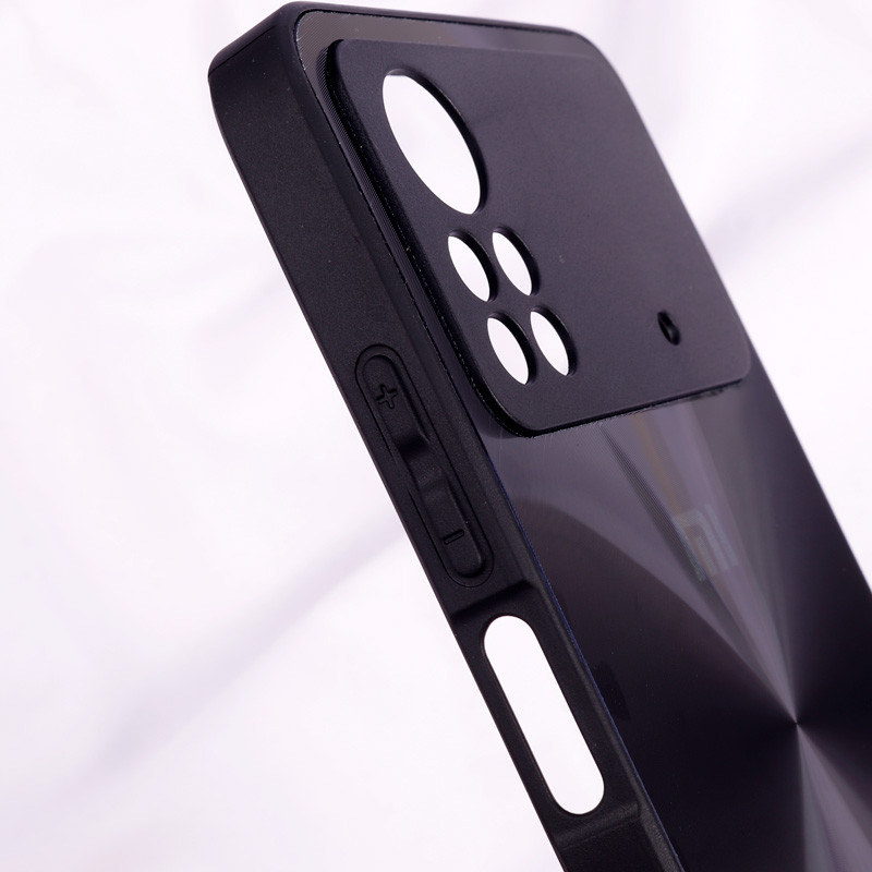 قاب طرح PVD محافظ لنزدار Xiaomi Poco X4 Pro 5G مشکی