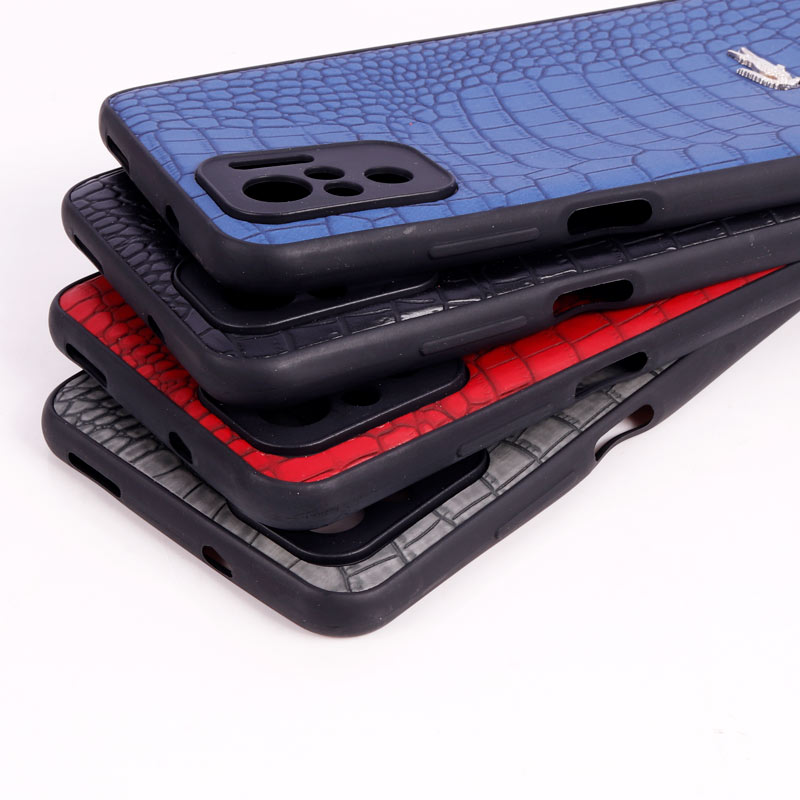 قاب پوست ماری کروکودیل محافظ لنزدار Xiaomi Redmi Note 10 4G