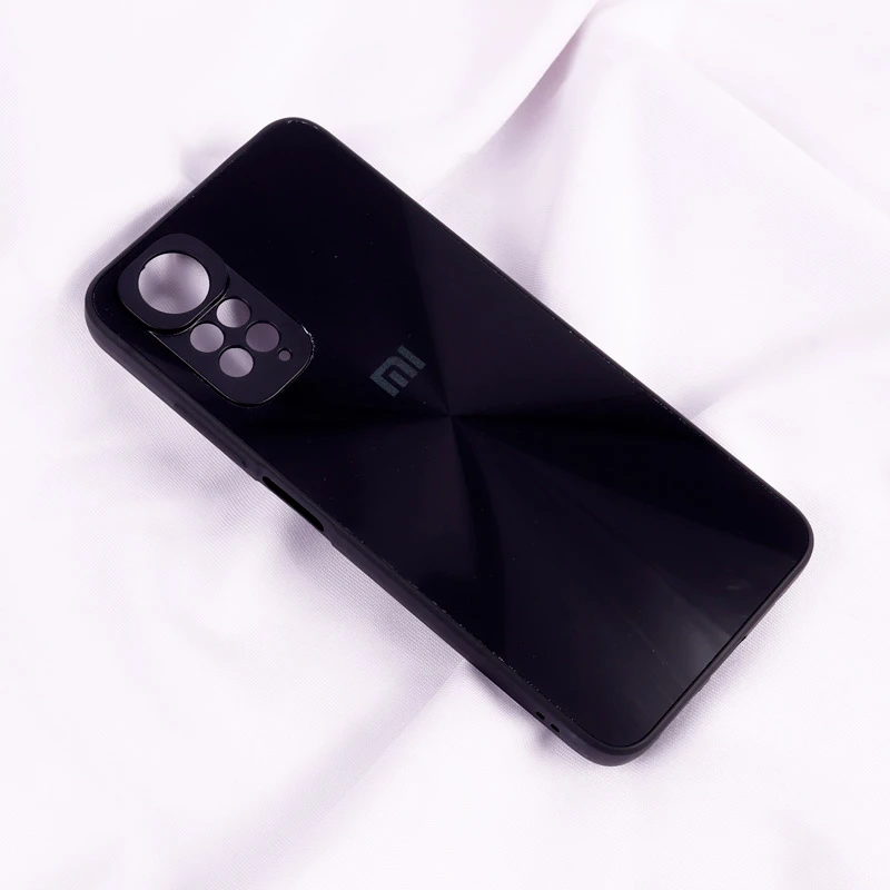 قاب طرح PVD محافظ لنزدار Xiaomi Redmi Note 11 / 11s مشکی