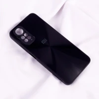 قاب طرح PVD محافظ لنزدار Xiaomi Redmi Note 11 / 11s مشکی
