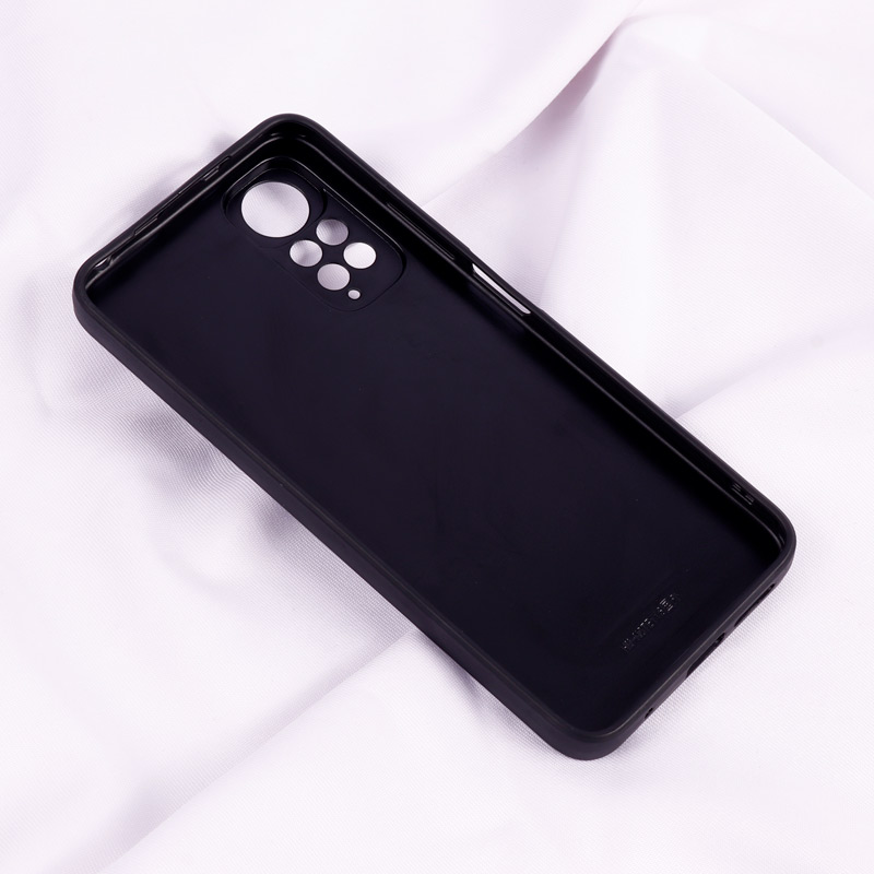 قاب طرح PVD محافظ لنزدار Xiaomi Redmi Note 11 / 11s مشکی