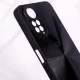 قاب طرح PVD محافظ لنزدار Xiaomi Redmi Note 11 / 11s مشکی