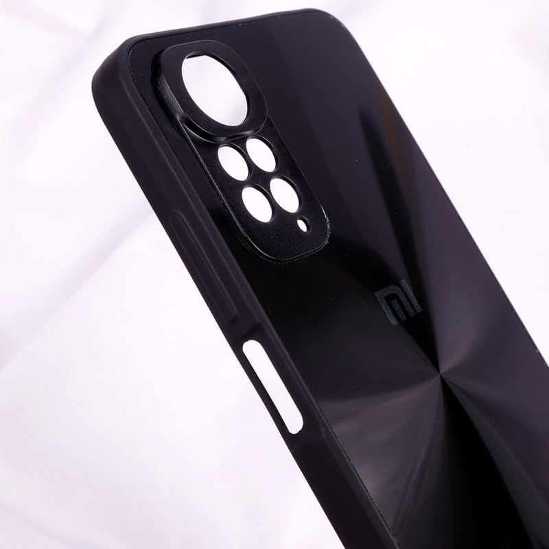 قاب طرح PVD محافظ لنزدار Xiaomi Redmi Note 11 / 11s مشکی