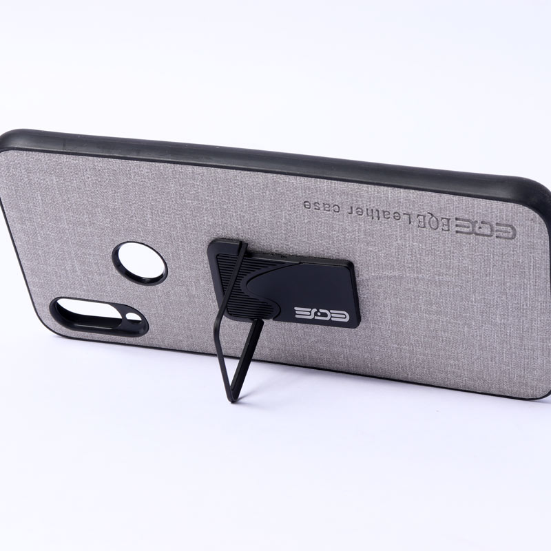قاب چرمی هولدر دار Xiaomi Redmi Note 7 طوسی