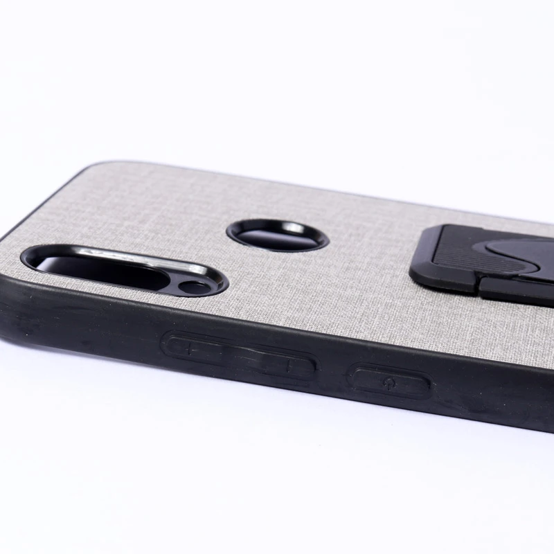 قاب چرمی هولدر دار Xiaomi Redmi Note 7 طوسی