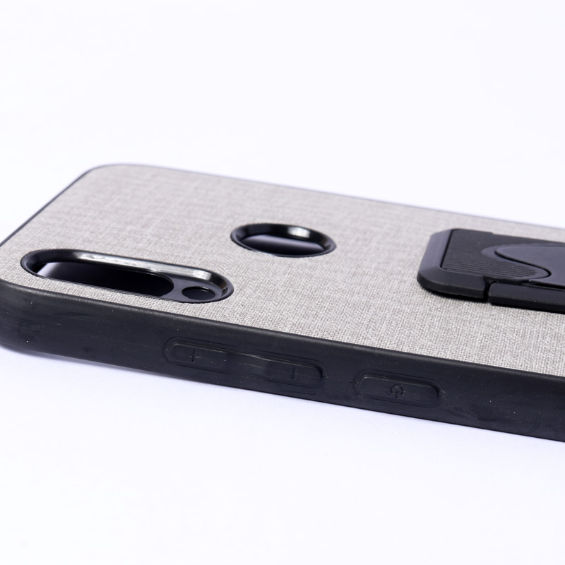 قاب چرمی هولدر دار Xiaomi Redmi Note 7 طوسی