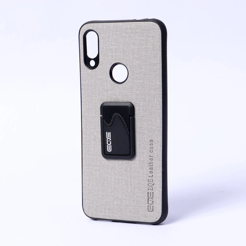 قاب چرمی هولدر دار Xiaomi Redmi Note 7 طوسی
