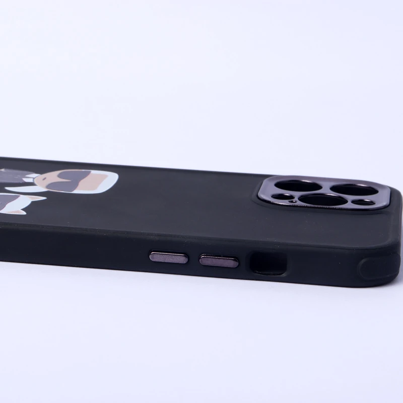 قاب عروسکی Carel Magic محافظ لنزدار iPhone 12 Pro Max مشکی