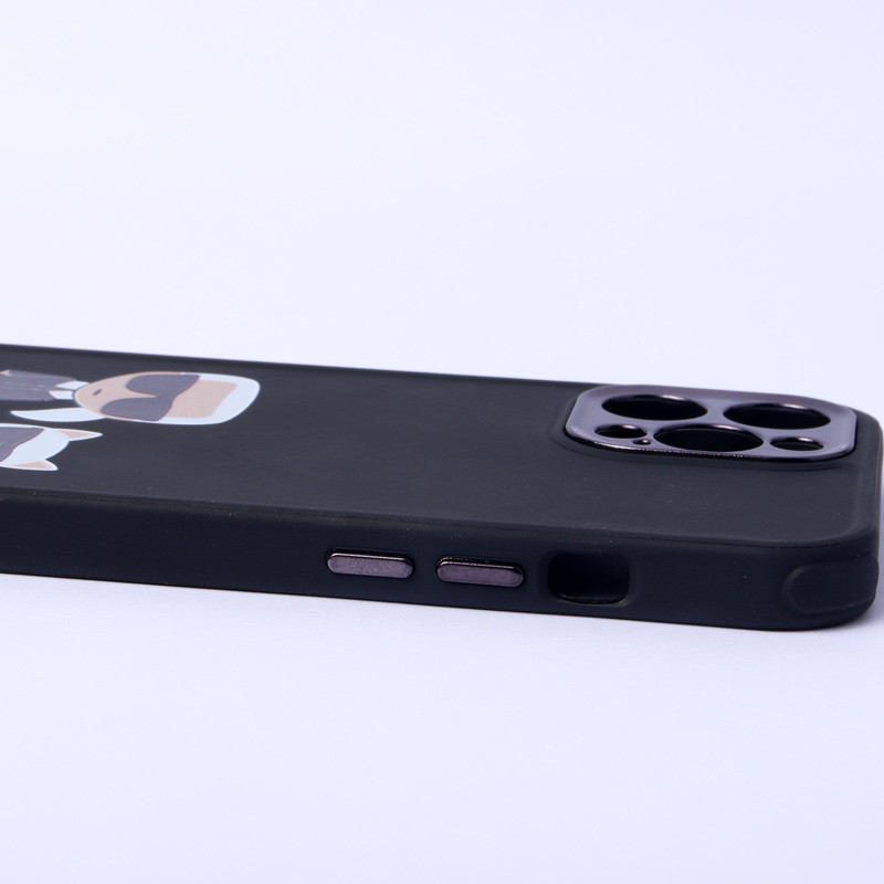 قاب عروسکی Carel Magic محافظ لنزدار iPhone 12 Pro Max مشکی