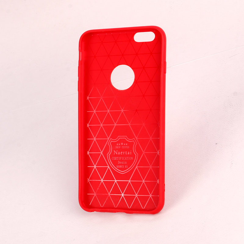 قاب ژله ای NAERTAI آیفون iPhone 6 / 6s قرمز