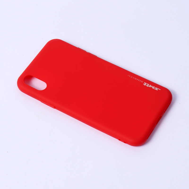 قاب ژله ای پکدار SMTT آیفون iPhone X قرمز