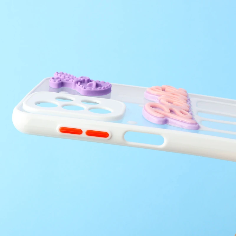 قاب شفاف عروسکی برجسته محافظ لنزدار Samsung Galaxy A23