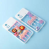 قاب شفاف عروسکی برجسته محافظ لنزدار Xiaomi Poco X4 Pro 5G