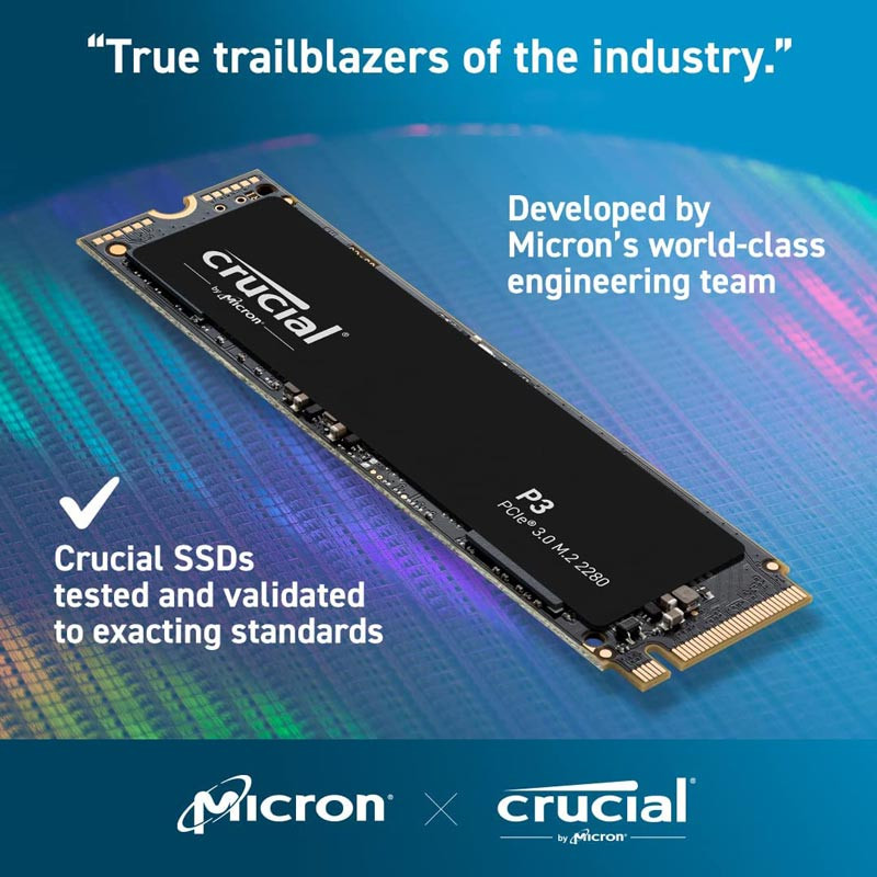 حافظه SSD کروشیال Crucial P3 500GB M.2