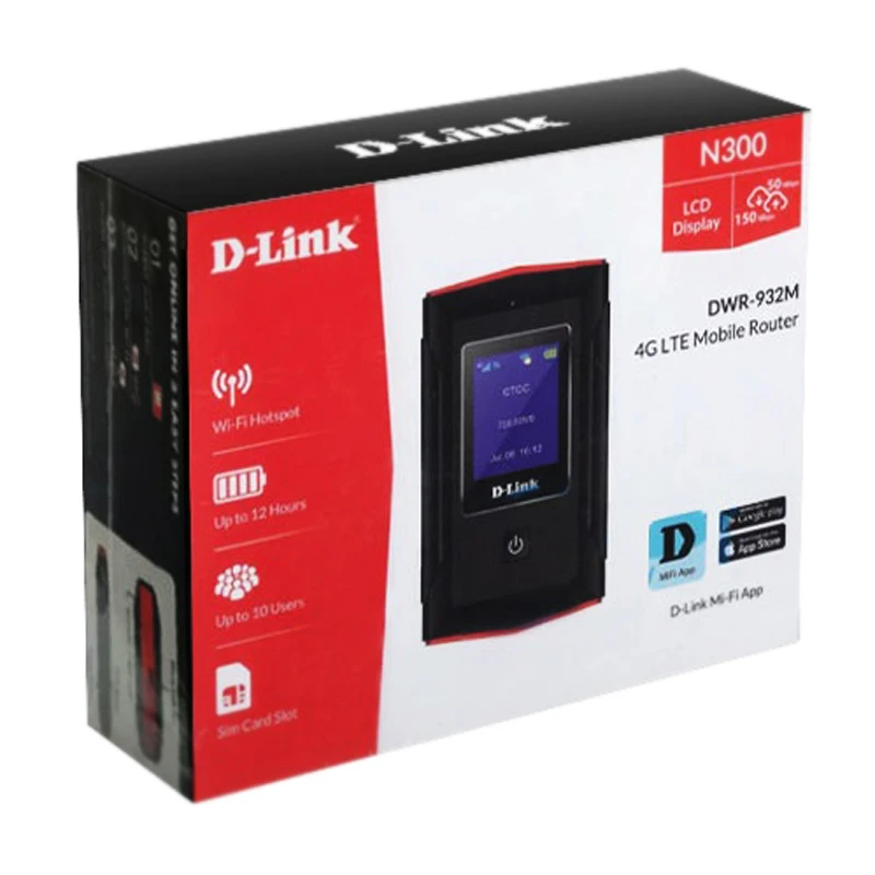 مودم همراه سیمکارتی 4G LTE دی لینک DWR-932M/A2