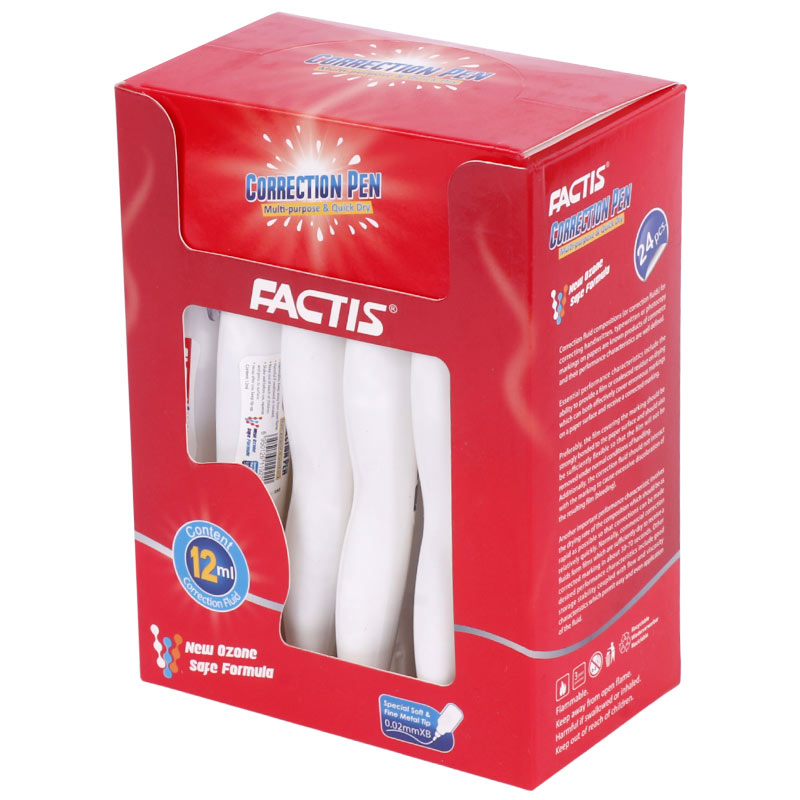 غلط گیر قلمی Factis NO.283 12ml بسته 24 عددی