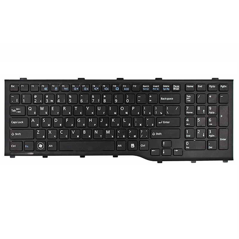 کیبورد لپ تاپ فوجیتسو Fujitsu LifeBook A532 با فریم مشکی