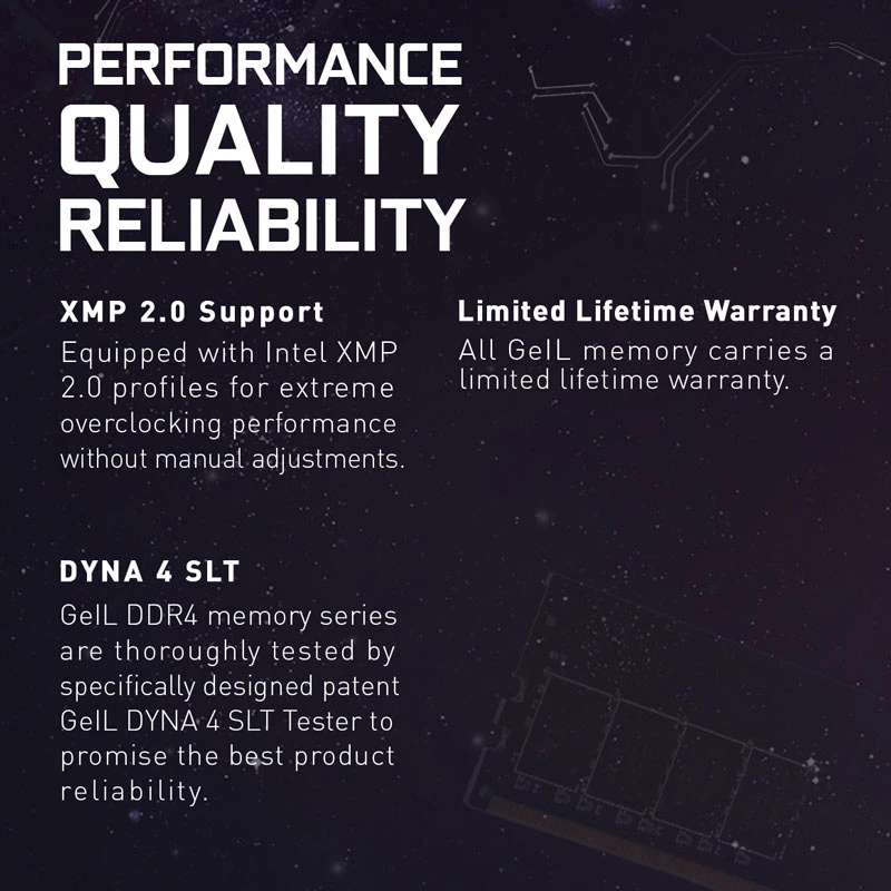 رم کامپیوتر گیل Pristine DDR4 4GB Single 2666MHz CL19