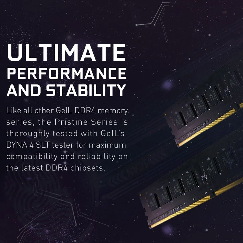 رم کامپیوتر گیل Pristine DDR4 4GB Single 2666MHz CL19