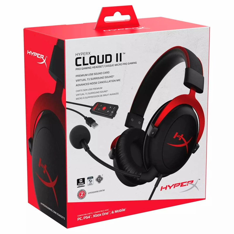 هدست گیمینگ سیم دار HyperX Cloud II